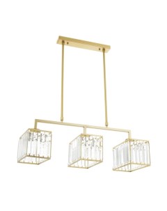 Светильник «Герда» 3хЕ27 40 Вт золото 78×31×33-90 см Bayerlux