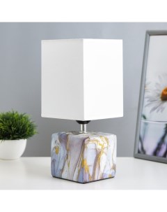 Настольная лампа «Сафари» Е27 40 Вт фиолетовый 12.5×12.5×29 см Risalux