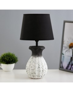 Настольная лампа «Асфея» Е14 40 Вт серо-черный 22×22×37 см Risalux