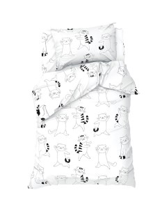 Постельное бельё 1.5-спальное «» Dancing cats, бязь Этель