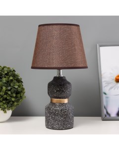 Настольная лампа «Патрисия» Е14 40 Вт черно-золотой 20×20×35 см Risalux