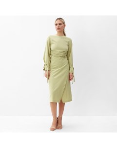 Платье миди женское : Casual Collection, оливковое, размер 46 Minaku