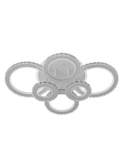 Люстра с ПДУ «Ива» 6хLED 2400 Вт 3000-6000К RGB белый 75×52×14 см Bayerlux