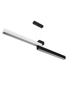 Светильник с ПДУ «Селия» LED 20 Вт 3000-6000К бело-черный 120×100 см Bayerlux