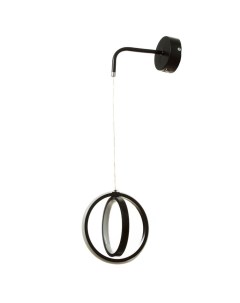 Бра «Ронда» LED 20 Вт 6000К черный 17×77 см Bayerlux