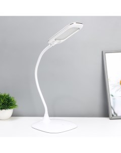 Настольная лампа сенсорная «Кенди» LED 5 Вт USB АКБ белый 16.5×30×33 см Risalux