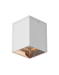 Светильник «Кубик»LED 4000К 10 Вт DIM220 белый золото7.5×7.5×9.5 см Bayerlux