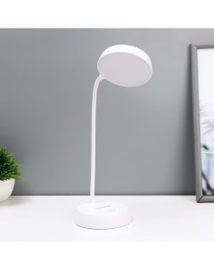 Настольная лампа «Регли» LED 8 Вт USB АКБ белый 9.5×15×26 см Risalux