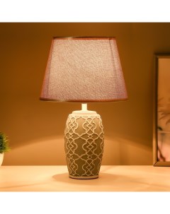 Настольная лампа «Илария» Е14 40 Вт серый 22×22×36 см Risalux