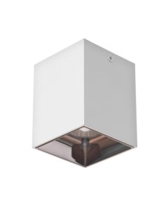 Светильник «Кубик» LED 4000К 10 Вт DIM220 белый кофе 7.5×7.5×9.5 см Bayerlux