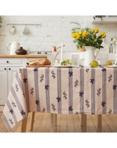 Скатерть «» Leaves, 149×220 см, 100% хлопок, репс 220 г/м² Этель