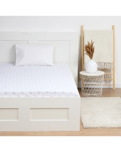 Простыня на резинке 1.5-спальная «. Звезды», 140×200+25 см, бязь Этель