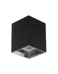 Светильник «Кубик» LED 4000К 10 Вт DIM220 черный серебро 7.5×7.5×9.5 см Bayerlux