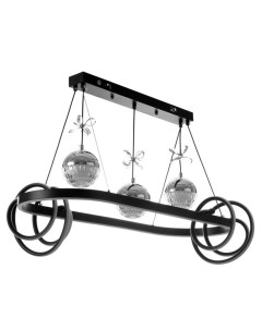 Светильник с ПДУ «Фиора» LED 120 Вт 3000-6000К черный 62×33×15-115 см Bayerlux