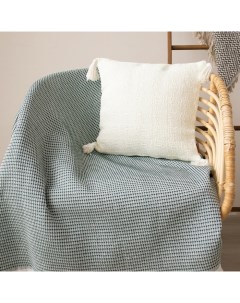 Наволочка декоративная с кисточками SL Home TASSEL, 45×45 см, молочная Sima-land home