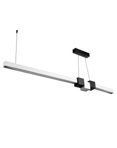 Светильник с ПДУ «Наоми» LED 20 Вт 3000-6000К бело-черный 120×100 см Bayerlux