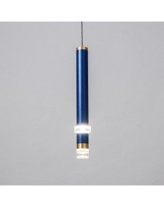 Светильник подвесной «Регент» LED 5 Вт 4000К синий 3.3×3.3×30-130 см Bayerlux