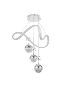 Светильник с ПДУ «Фиора» LED 140 Вт 3000-6000К белый 49×49×15-115 см Bayerlux