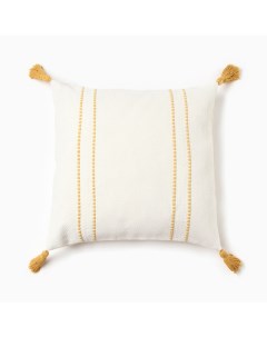 Наволочка декоративная сканди 45х45 см, цвет жёлтый, хлопок Этель