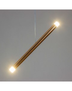 Светильник подвесной «Балансия»LED 6 Вт 4000К золото 3×3×40-140 см Bayerlux