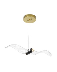 Светильник «Птица» LED 12 Вт 3000-6000К золото 5×30×5 см Bayerlux