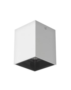Светильник «Кубик» LED 4000К 10 Вт DIM220 белый черный 7.5×7.5×9.5 см Bayerlux