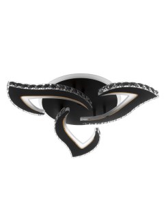 Люстра с ПДУ «Блейд» 3хLED 78 Вт 3000-6000К RGB черный 57×57×10 см Bayerlux