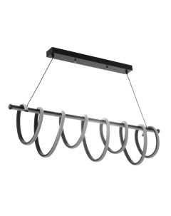 Светильник с ПДУ "Аксел" LED 120Вт 3000-6000К черный 90х25х18 см Bayerlux