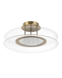 Люстра «Синтия» LED 48 Вт 3000-6000К золото 50×50×20 см Bayerlux