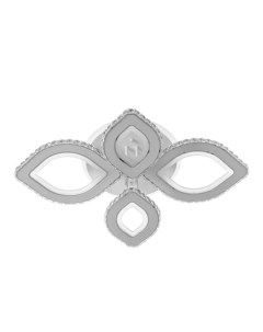 Люстра с ПДУ «Лючия» 4хLED 136 Вт 3000-6000К RGB белый 70×50×14 см Bayerlux