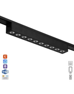 Светильник трековый ULTRA «Линза», светодиодный, 12 Вт, 48 В, 3000K-5700К, CRI90, 23×2.6×2.4 см, чёрный Bayerlux