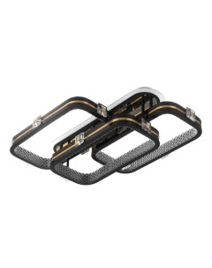 Люстра с ПДУ «Тильда» 3хLED 132 Вт 3000-6000К RGB черный золотой 70×42×16 см Bayerlux