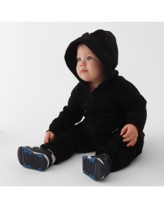 Костюм: толстовка и брюки «» BASIC LINE, рост 80-86 см, чёрный Крошка я