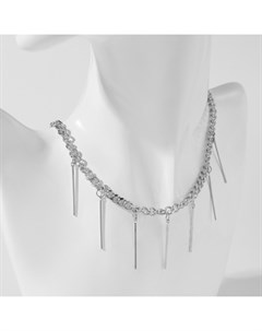Колье «Цепь голден» дерзость, цвет серебро, 40см Qf