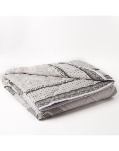Одеяло 1.5-спальное облегченное 145×205, овечья шерсть, 200 г/м, бязь МИКС 120 г/м, хлопок 100% Адамас