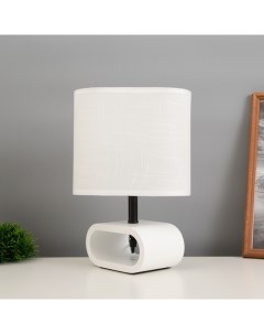 Лампа настольная «Лилит» 1×40 Вт Е27 белый 11.5×20×30 см Risalux