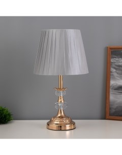 Настольная лампа 16884/1 Е27 40 Вт золото 22×22×35 см Risalux