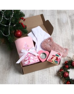 Набор подарочный "Уютной зимы" плед и акс Этель