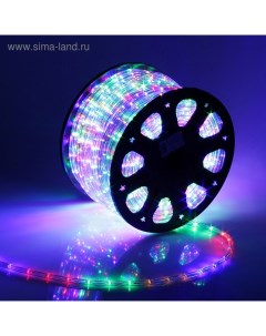 Световой шнур 11 мм, IP65, 100 м, 24 LED/м, 220 В, 2W, постоянное свечение, свечение мульти Luazon lighting
