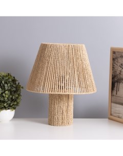 Настольная лампа Sarah=1×7 Вт Е27 бежевый 30×30×35 см Risalux