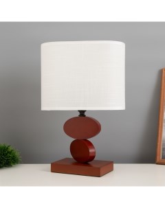 Лампа настольная «Клауд» 1×40 Вт Е27 орех красный 12×24.8×38 см Risalux