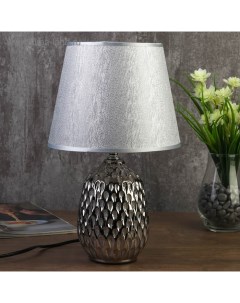 Лампа настольная 7555092TL/1 E14 40 Вт серебро 21×21×32 см Risalux