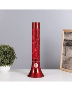 Лава-лампа «Цилиндр» 1×30 Вт Е14-R39 (блестки) красный 12×12×37 см Risalux