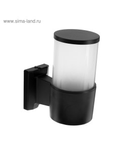Светильник настенный 1хE27×60 Вт «Матовый», пластик, вверх, черный Luazon lighting