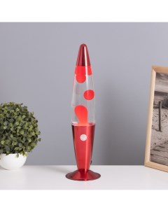 Лава-лампа «Ракета» 1×30 Вт Е14-R39 (воск) красный 11×11×41 см Risalux