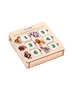 Обучающая игра «Математическая шкатулка. Животные» Smile decor