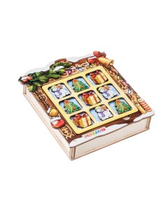 Обучающая игра «Новогодние головоломки» Smile decor