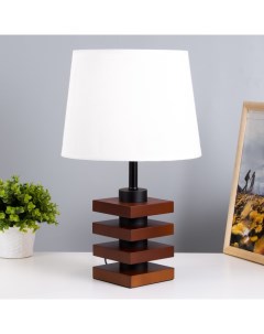 Настольная лампа «Консель» E27 40 Вт коричневый 25×25×42.5 см Risalux