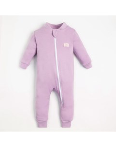 Комбинезон на молнии BASIC LINE, рост 86-92 см, розовый Крошка я