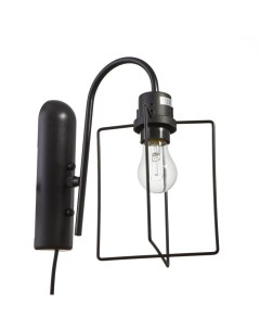 Бра «Фламент», 1×40 Вт E27, черный, 25×16×33 см Экономсвет